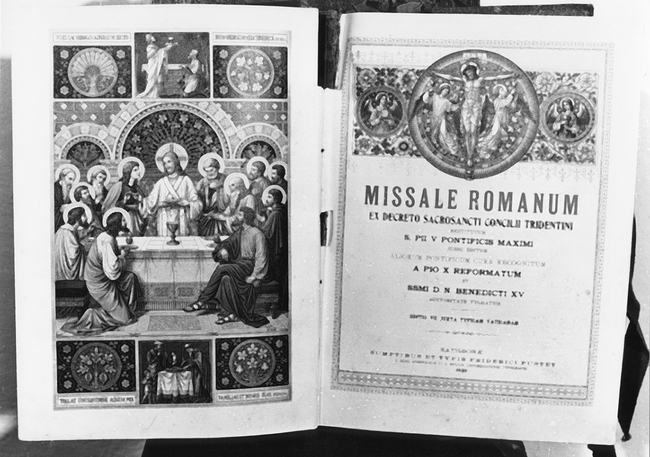 messale cantato - bottega tedesca (sec. XX)