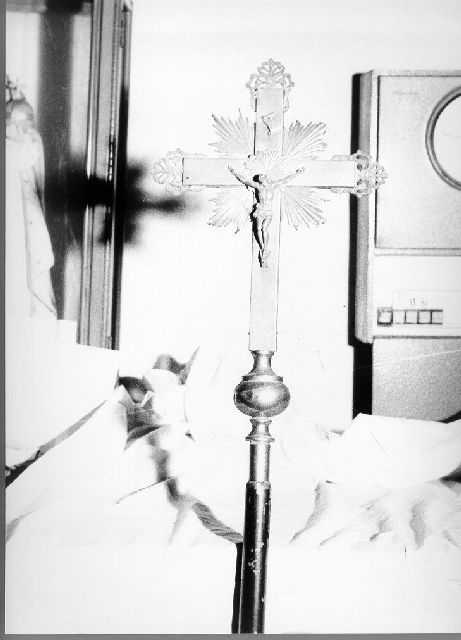 croce processionale - ambito italiano (prima metà sec. XIX)