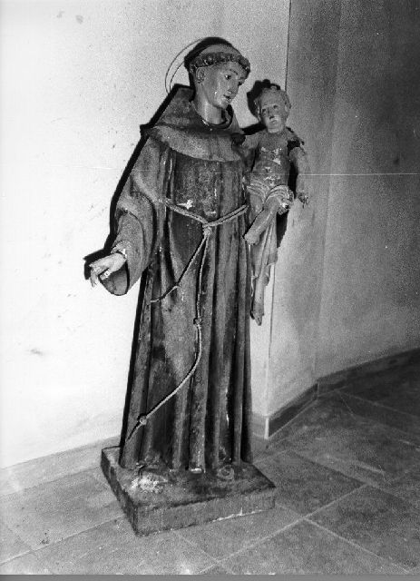 Sant'Antonio da Padova con il bambino (statua) - ambito italiano (prima metà sec. XIX)