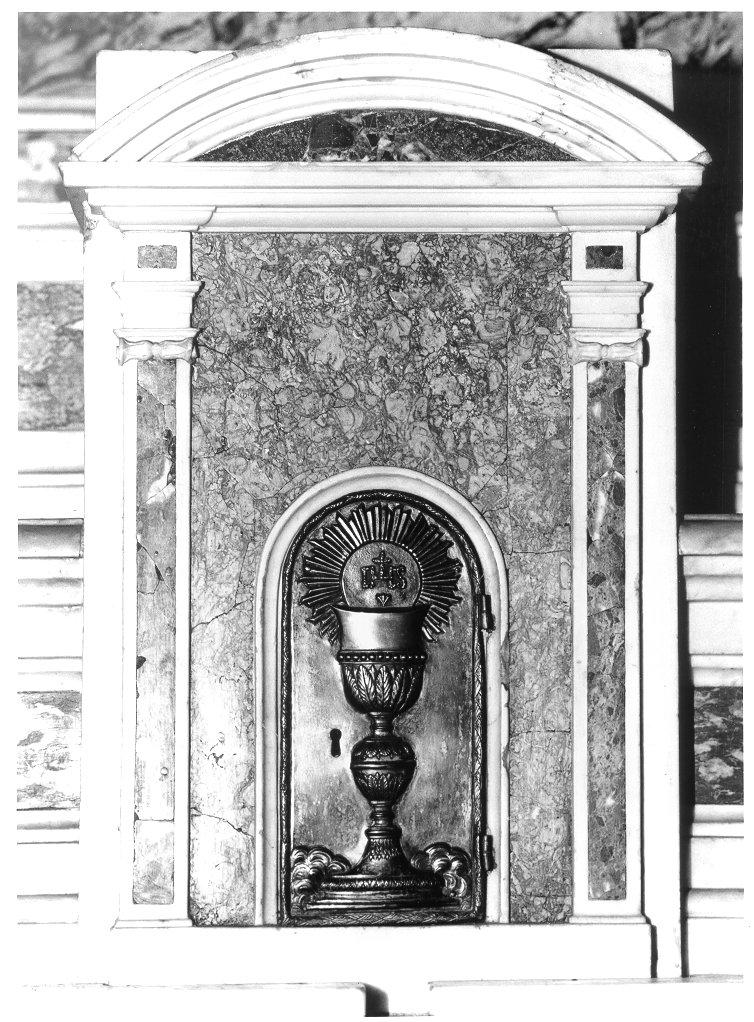 tabernacolo - a tempietto - bottega toscana (sec. XIX)