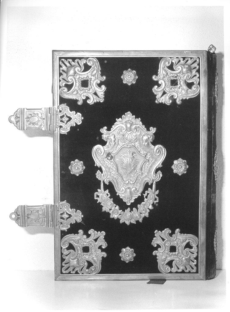 coperta di libro liturgico - bottega toscana (sec. XVIII)