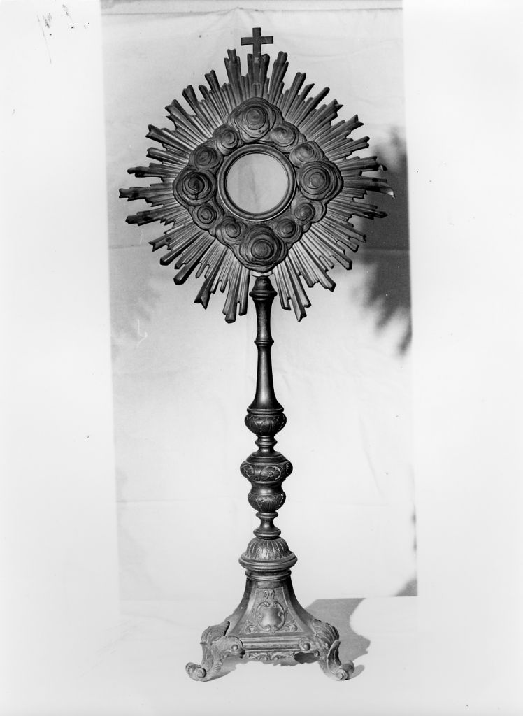 ostensorio - bottega toscana (secc. XVIII/ XIX)