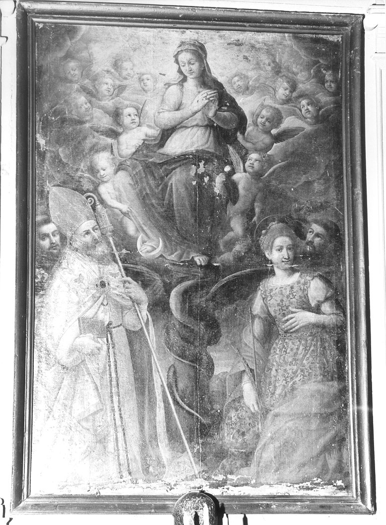 Madonna in gloria e Santi (dipinto) - ambito toscano (seconda metà sec. XVI)