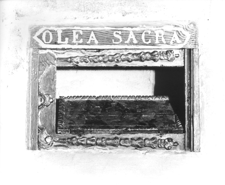 armadietto per oli santi - bottega toscana (fine sec. XVIII)