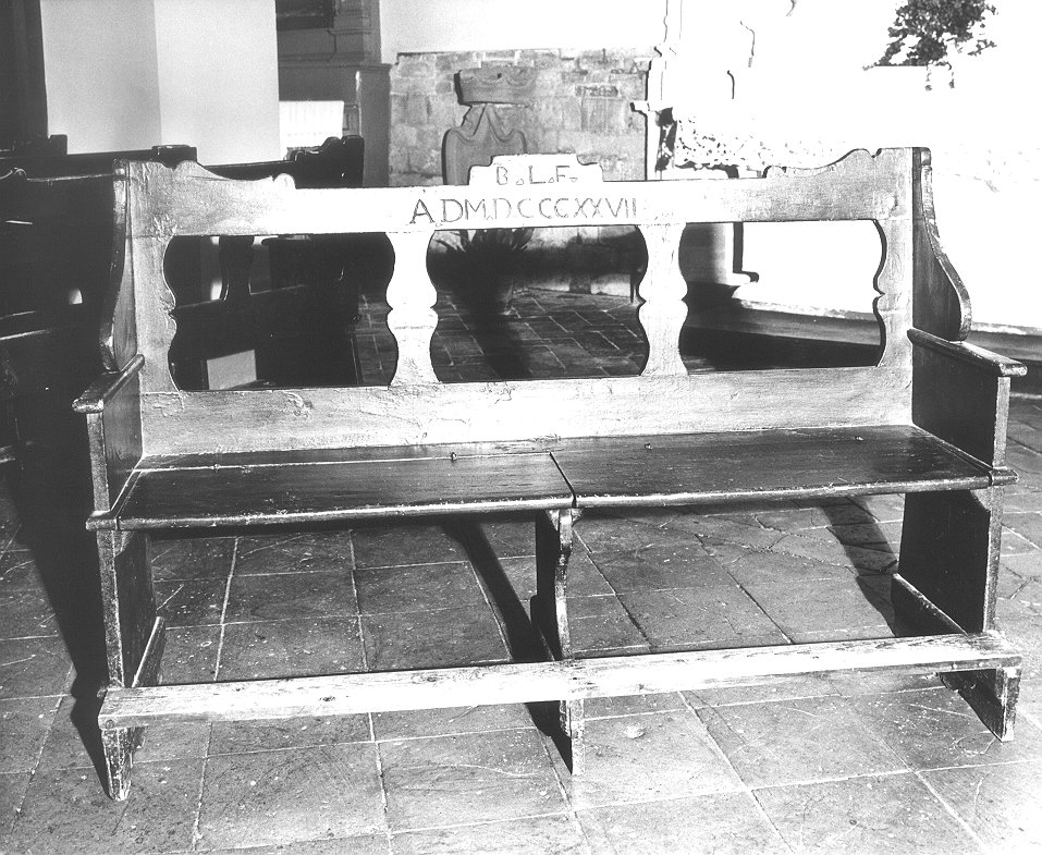 panca, serie - ambito italiano (sec. XIX)