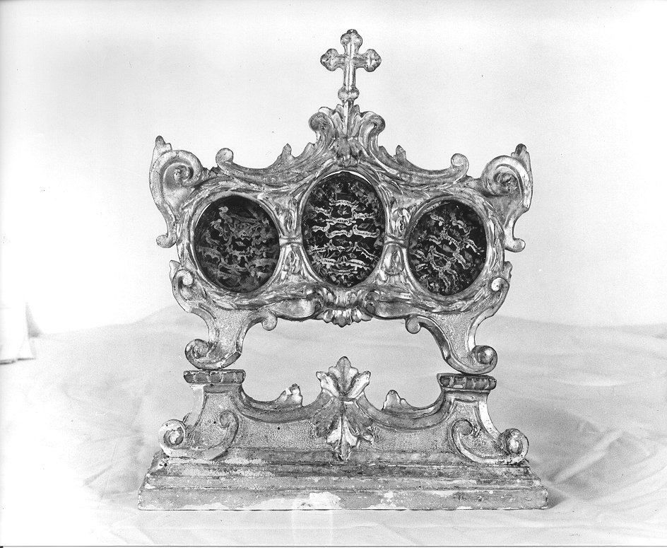 reliquiario, serie - ambito italiano (secc. XVIII/ XIX)