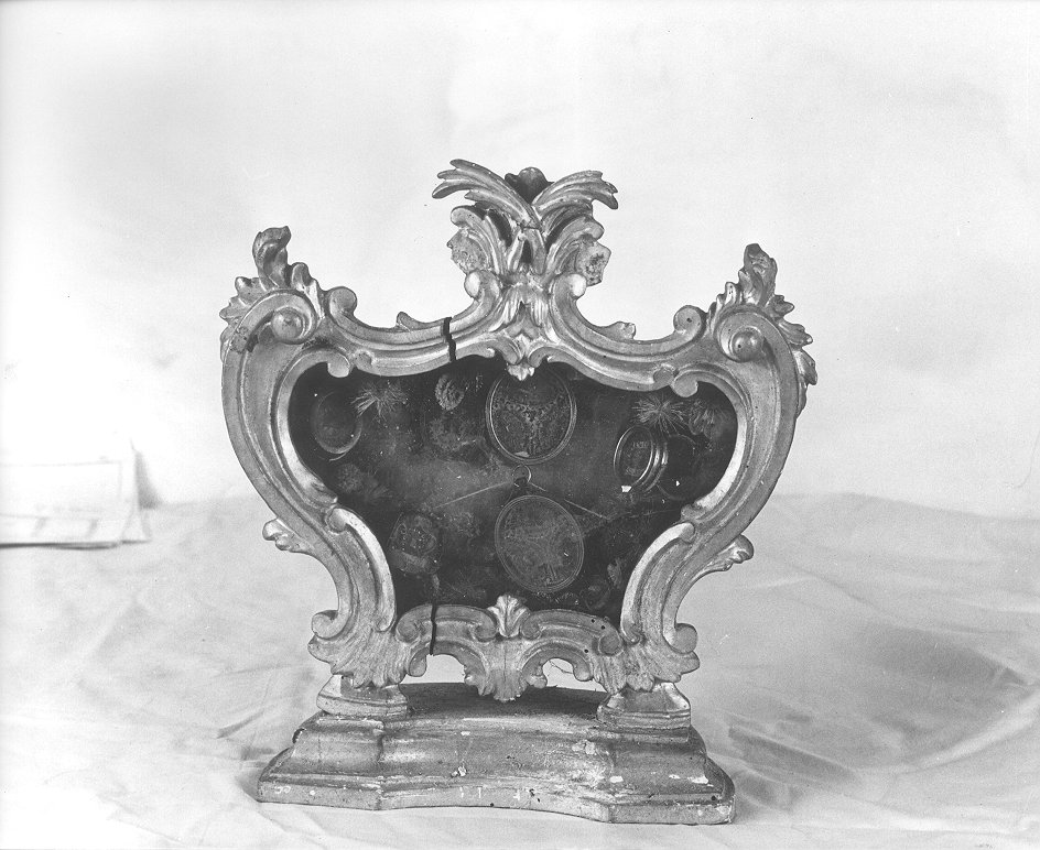 reliquiario, serie - ambito italiano (secc. XVIII/ XIX)
