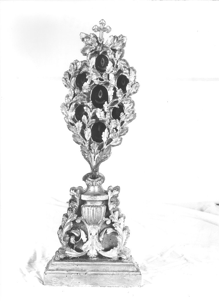 reliquiario, serie - ambito italiano (secc. XVIII/ XIX)