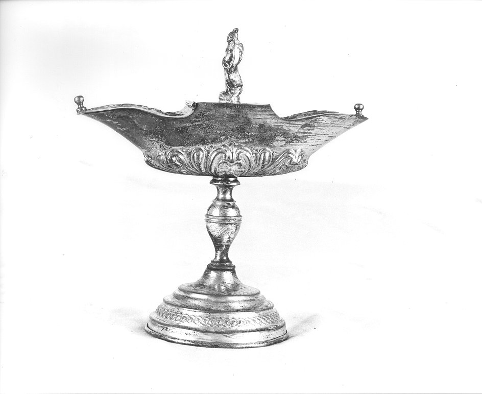 navicella portaincenso - bottega italiana (sec. XIX)