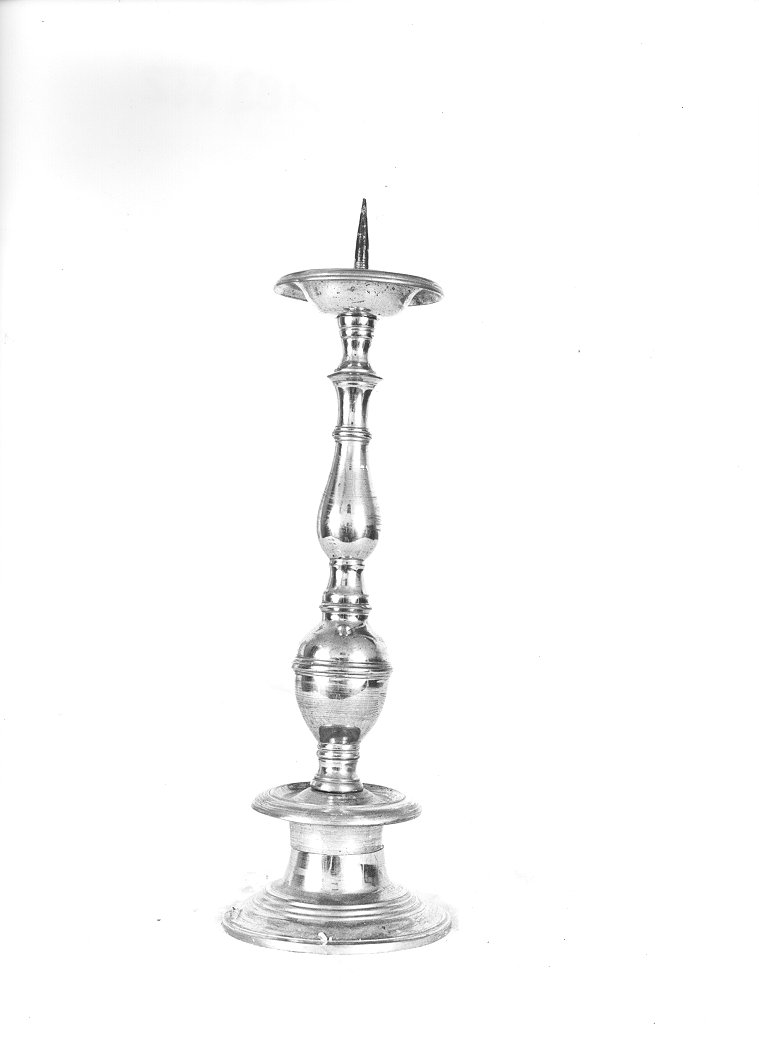 candeliere, serie - bottega italiana (seconda metà sec. XIX)