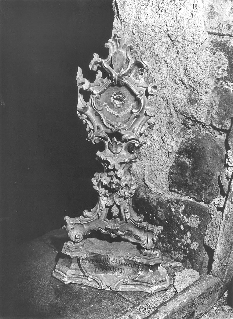 reliquiario - bottega toscana (seconda metà sec. XVIII)