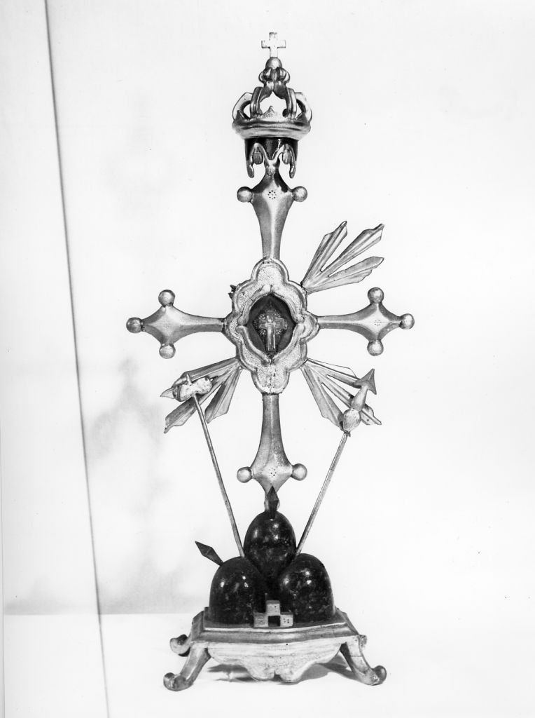 reliquiario - bottega toscana (fine/inizio secc. XVII/ XVIII)