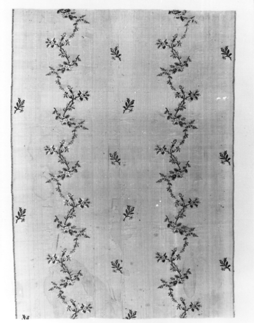 tessuto - manifattura italiana (seconda metà sec. XVIII)