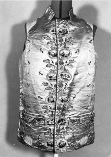 gilet - manifattura italiana (seconda metà sec. XVIII)