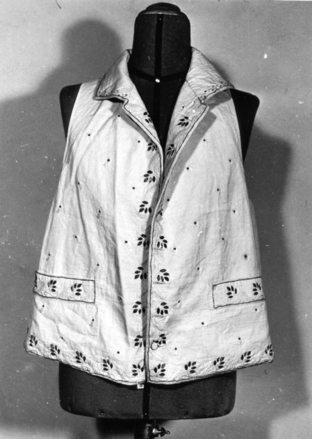 gilet - manifattura italiana (metà sec. XIX)