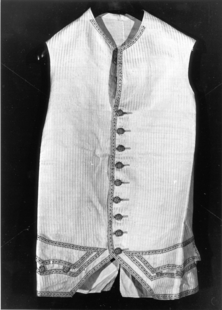 gilet - manifattura lucchese (fine/inizio secc. XVIII/ XIX)