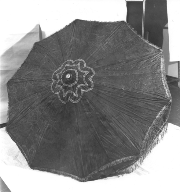 ombrellino processionale - manifattura italiana (fine/inizio secc. XVIII/ XIX)