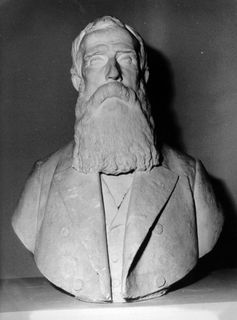 figura maschile (busto, opera isolata) - produzione lucchese (secc. XIX/ XX)