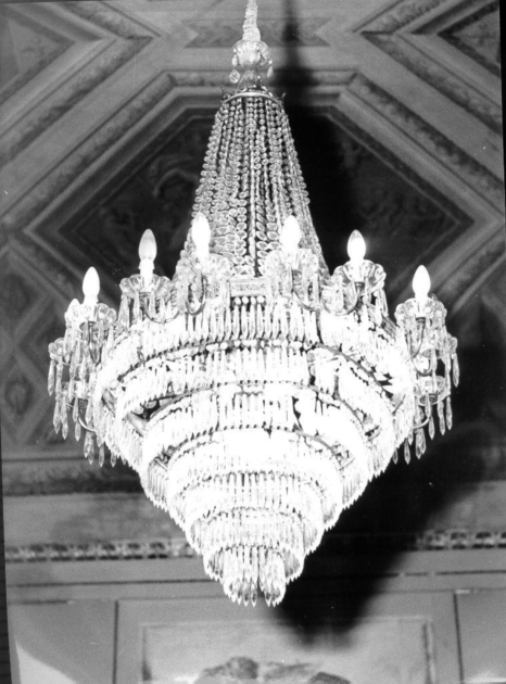 lampadario - manifattura italiana (prima metà sec. XIX)