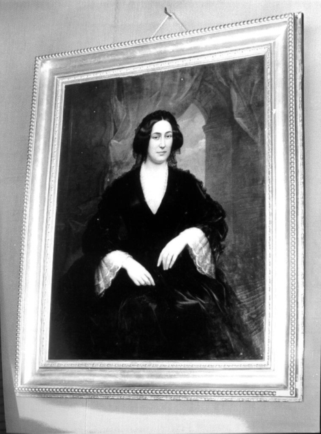 RITRATTO DI DAMA (dipinto) - ambito toscano (fine/inizio secc. XVIII/ XIX)