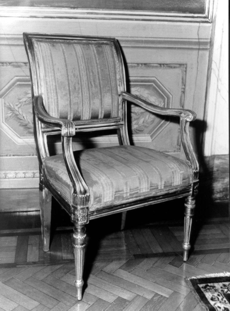 poltrona - manifattura lucchese (fine/inizio secc. XVIII/ XIX)