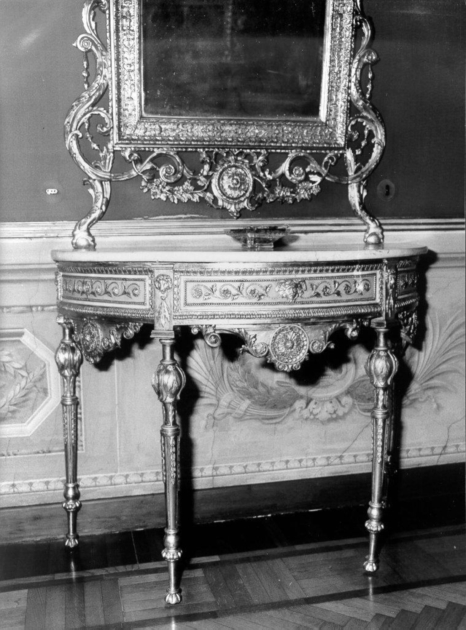 console - manifattura lucchese (prima metà sec. XIX)