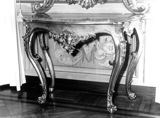 console - manifattura toscana (seconda metà sec. XIX)