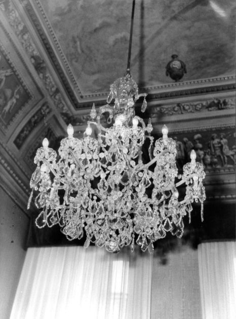 lampadario - produzione italiana (seconda metà sec. XIX)