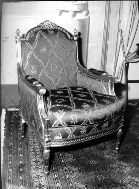 poltrona - manifattura toscana (prima metà sec. XIX)