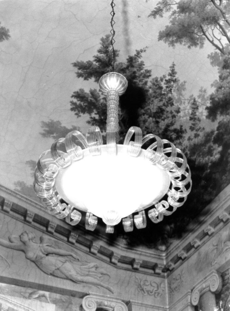 lampadario - manifattura italiana (primo quarto sec. XX)