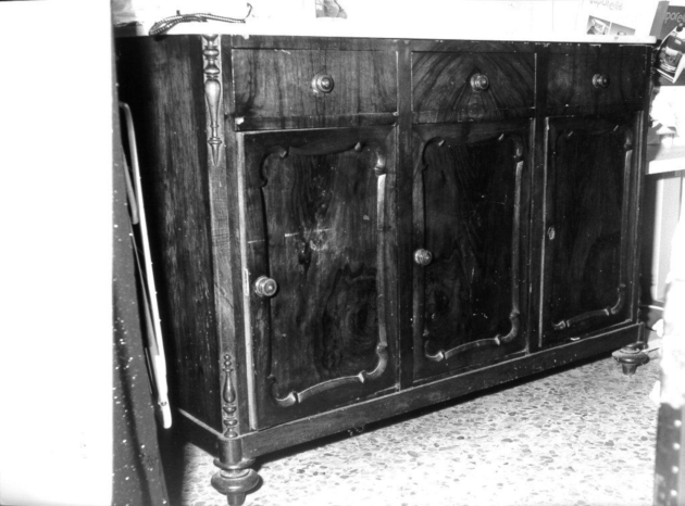 credenza - manifattura toscana (seconda metà sec. XIX)