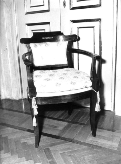 poltrona - manifattura toscana (prima metà sec. XIX)