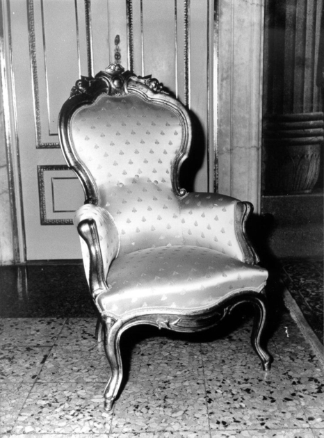 poltrona - manifattura lucchese (prima metà sec. XIX)