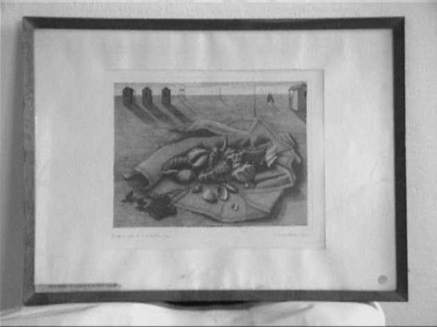 IL CARTOCCIO DI CONCHIGLIE, CARTOCCIO DI CONCHIGLIE SULLA SPIAGGIA (stampa) di Sella Dolores (sec. XX)