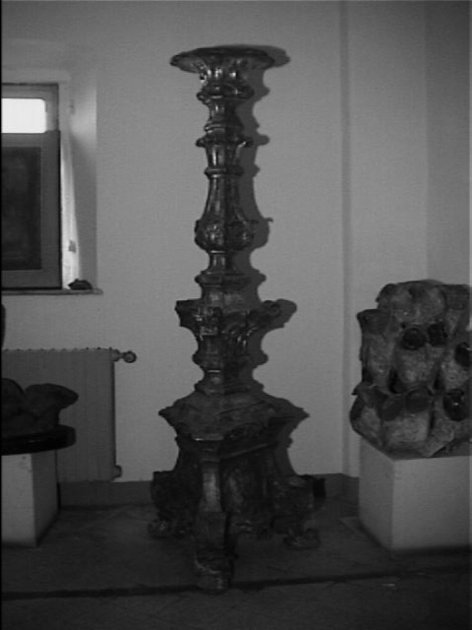 candelabro - manifattura lucchese (sec. XVIII)