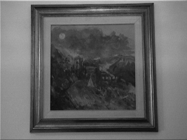 ALLA PIEVE, PAESAGGIO CON TORRE E CASE (dipinto) di Cagliani Alfredo (sec. XX)