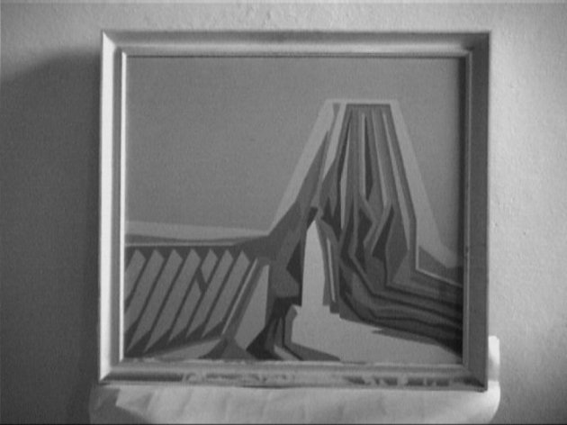 COMPOSIZIONE O STRUTTURA N.9, SOGGETTO ASTRATTO (dipinto) di Giusfredi Massimo (sec. XX)