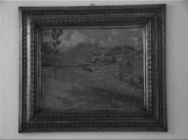 ESTATE, PAESAGGIO COLLINARE CON PAESE (dipinto) di Lippi Mario (sec. XX)