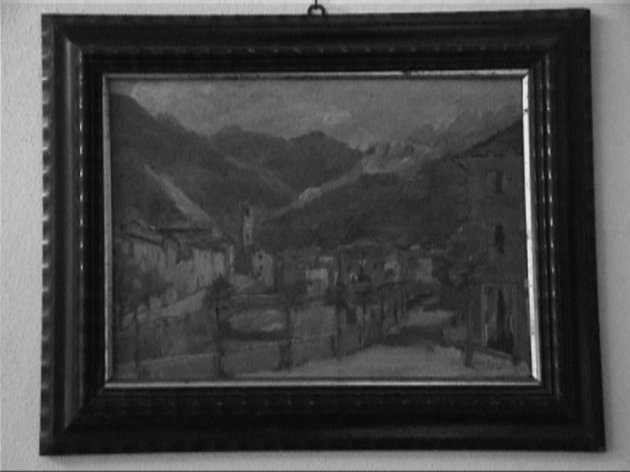 SERAVEZZA, VEDUTA DI SERAVEZZA (dipinto) di Lippi Mario (sec. XX)