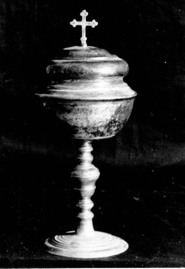 pisside, opera isolata - bottega pisana (fine/inizio secc. XVII/ XVIII)