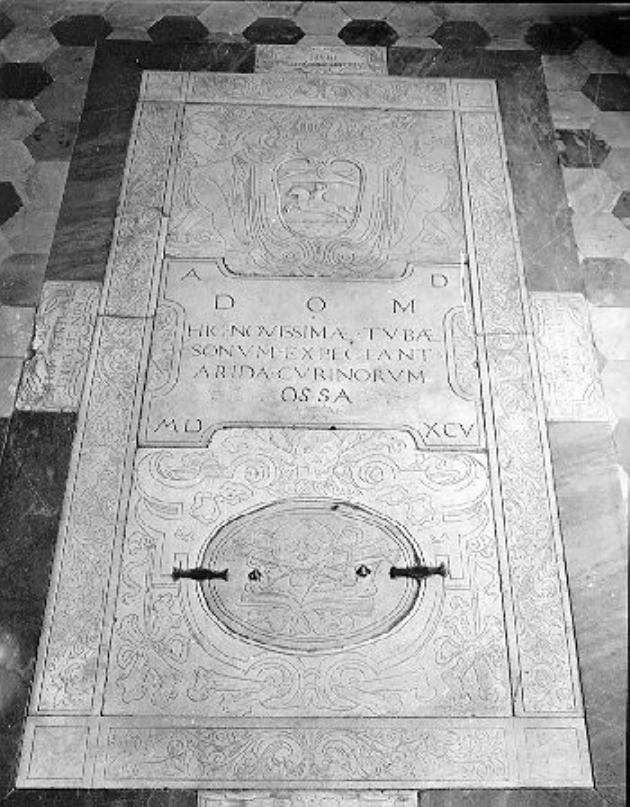 lapide tombale - ambito italiano (sec. XVI)