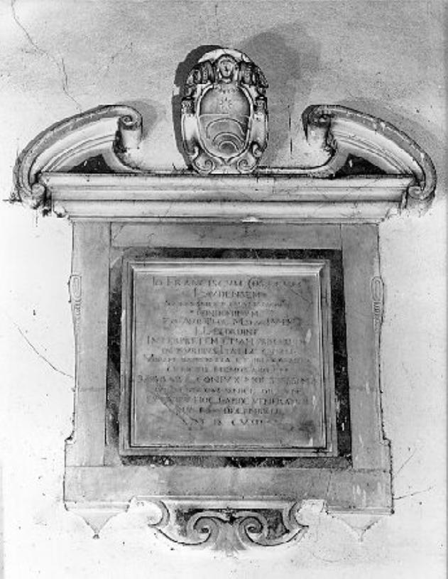 lapide tombale - ambito italiano (sec. XVII)