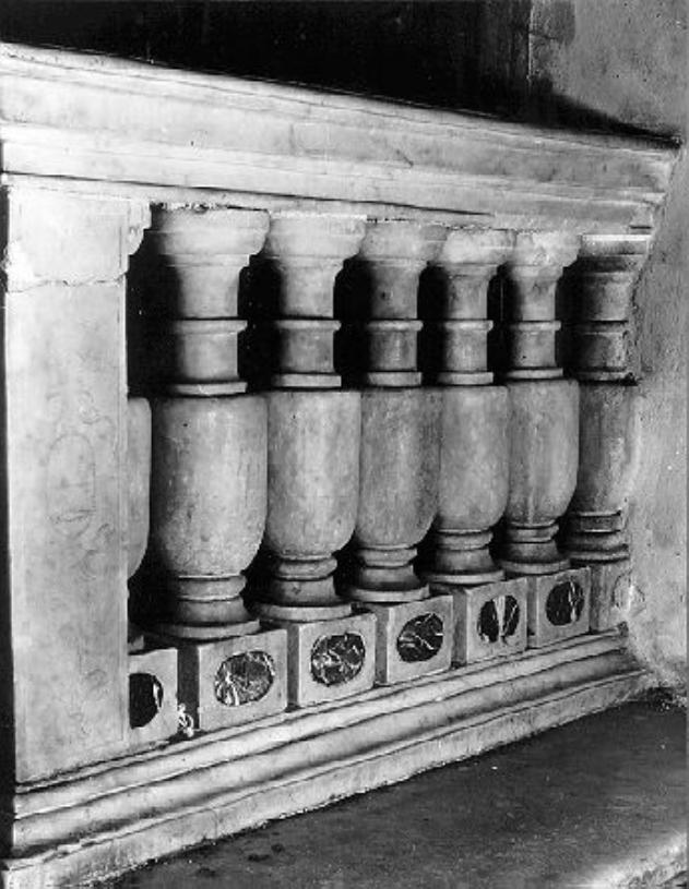 balaustrata, serie - bottega toscana (sec. XVII)