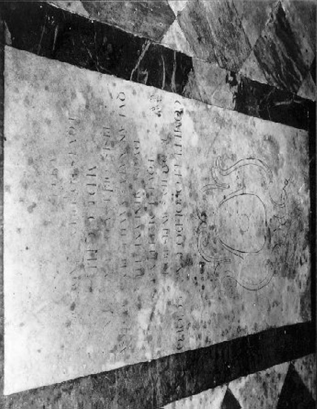 lapide tombale - bottega pisana (sec. XIX)