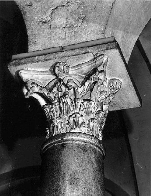 capitello corinzio - ambito pisano (prima metà sec. XII)