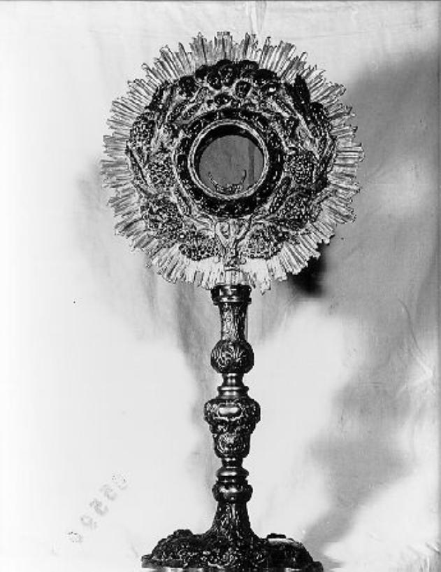 ostensorio - ambito italiano (sec. XVIII)