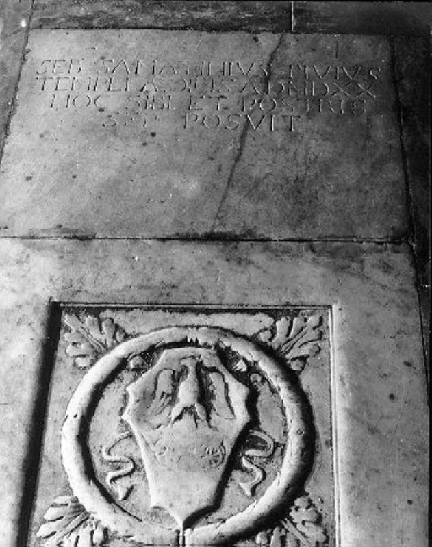 lapide tombale - ambito italiano (sec. XVI)