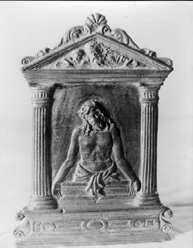 Cristo in pietà (pace) - ambito italiano (inizio sec. XVI)