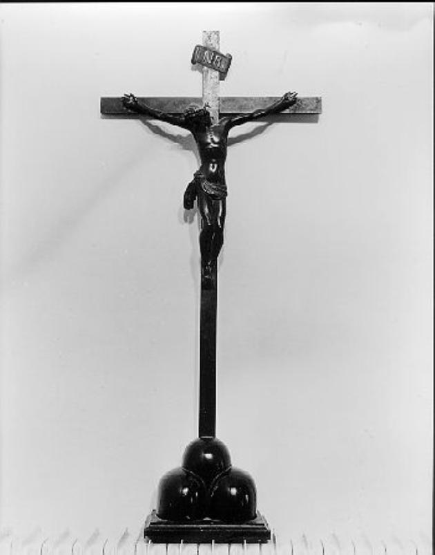 croce da tavolo - ambito italiano (metà sec. XVII)