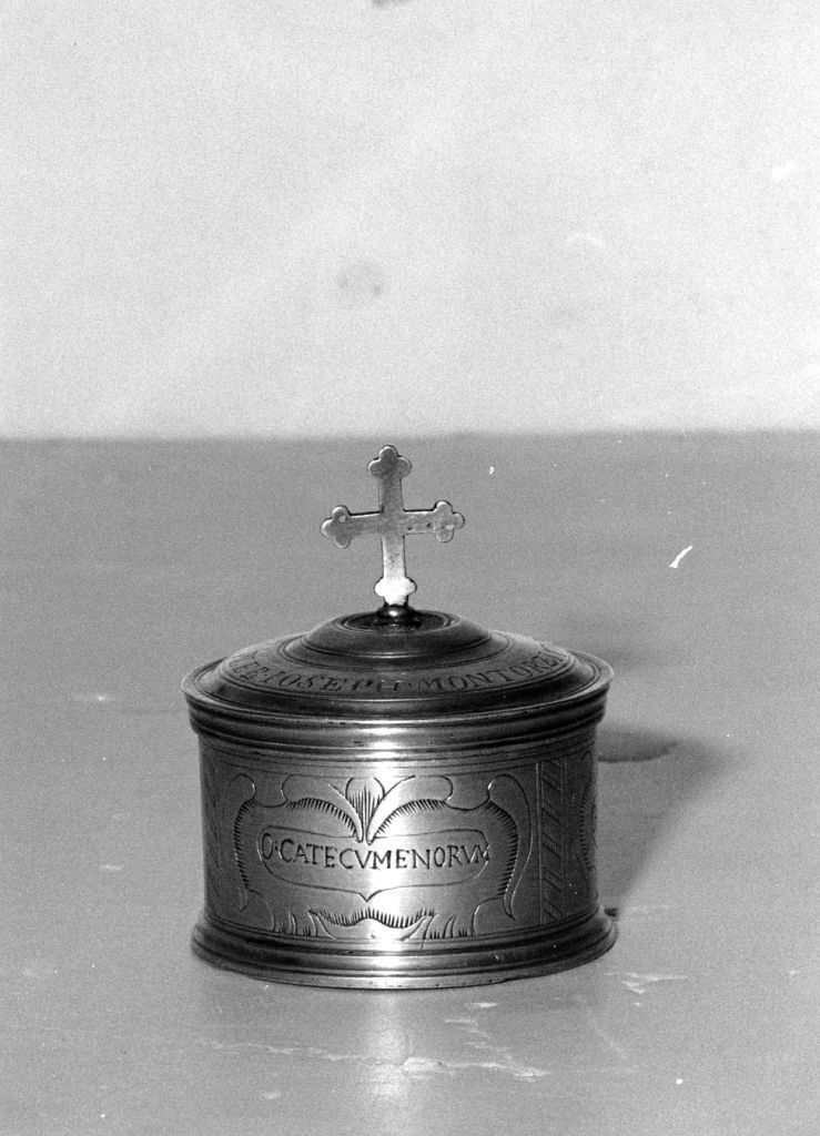 vasetto per oli santi - bottega italiana (sec. XVIII)